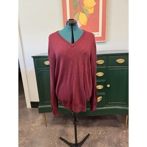 IZOD V‎ Neck Sweater Sz Med